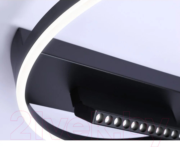 Изображение товара Потолочный светильник Ambrella Comfort FL51458/1+1 BK (черный)