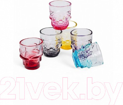 Изображение товара Набор шотов Glasserie Skull Colors GL001 (6шт)