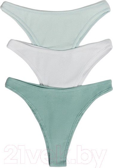Изображение товара Комплект женских трусов Mark Formelle 412448-3 (р.106, шалфей)