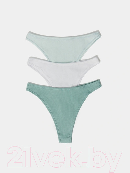 Изображение товара Комплект женских трусов Mark Formelle 412448-3 (р.106, шалфей)