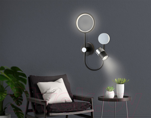 Изображение товара Бра Ambrella LineTech FL51601/3 BK/CH (черный/хром)