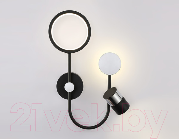 Изображение товара Бра Ambrella LineTech FL51601/3 BK/CH (черный/хром)