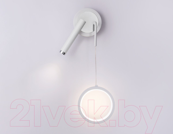 Изображение товара Бра Ambrella LineTech FL51651/1+1 WH/CH (белый/хром)