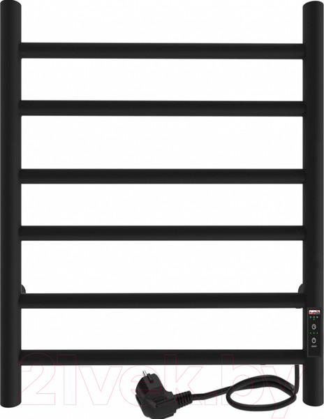 Изображение товара Полотенцесушитель электрический ProHeat Line 50х60 (терморегулятор, таймер, черный муар)