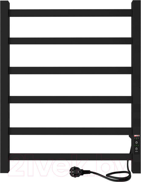 Изображение товара Полотенцесушитель электрический ProHeat Quadro 50х60 (терморегулятор, таймер, черный муар)