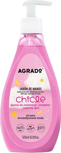 Мыло жидкое детское Agrado Chewing Gum для детей 3+ (500мл) — фото 5