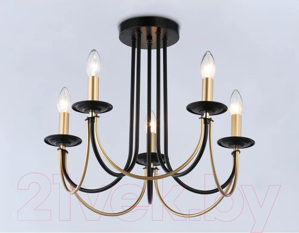 Изображение товара Люстра Ambrella Traditional TR9621/5 BK/CGD (черный/золото)