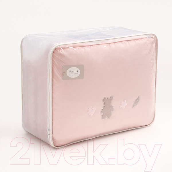 Изображение товара Комплект постельный для малышей Perina Teddy Sateen Collection / ТДСК6-01.7  (розовый)