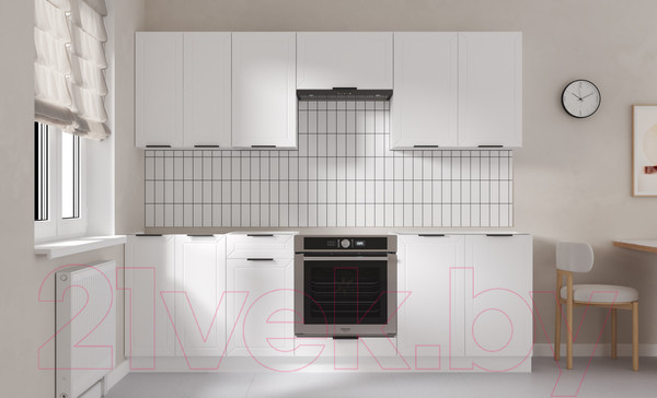 Изображение товара Кухонный гарнитур Mio Tesoro Корнелия Ода-плюс 2.4 без столешницы (белый)