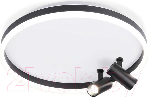 Изображение товара Люстра Ambrella Comfort FL5113/1+2 WH/BK (белый/черный)