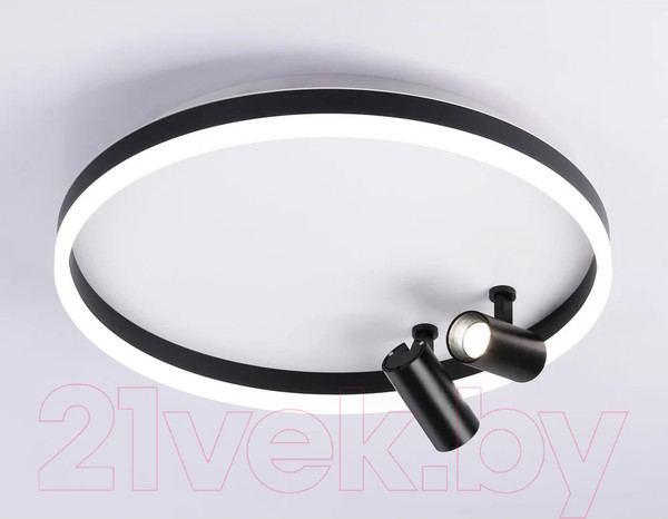 Изображение товара Люстра Ambrella Comfort FL5113/1+2 WH/BK (белый/черный)