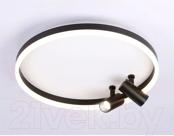 Изображение товара Люстра Ambrella Comfort FL5113/1+2 WH/BK (белый/черный)