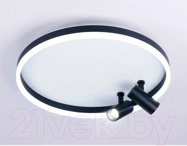 Изображение товара Люстра Ambrella Comfort FL5113/1+2 WH/BK (белый/черный)