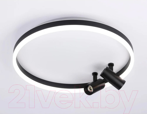 Изображение товара Люстра Ambrella Comfort FL5113/1+2 WH/BK (белый/черный)