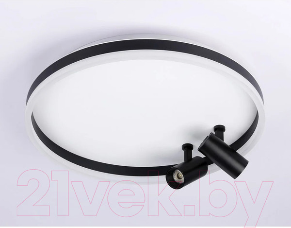 Изображение товара Люстра Ambrella Comfort FL5113/1+2 WH/BK (белый/черный)