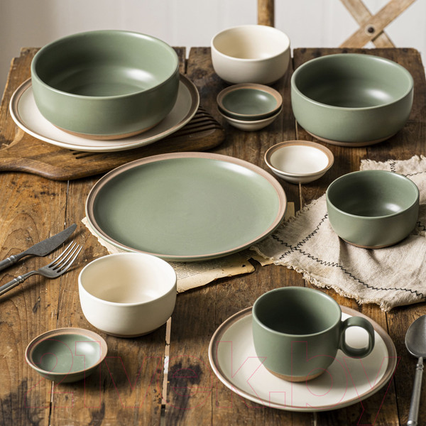 Изображение товара Блюдо AksHome Sand Edge 20.6x3.5 (белый)