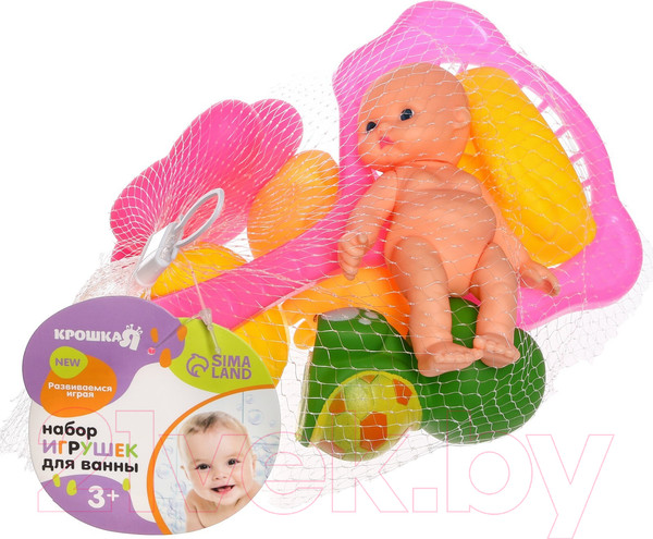 Изображение товара Набор игрушек для ванной Крошка Я Игры с пупсиком / 10095818 (7шт)