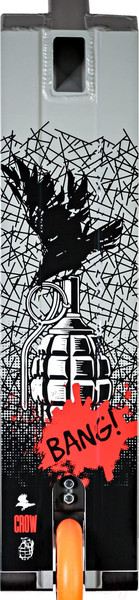 Изображение товара Самокат трюковый Novatrack Crow 20 / 110A.CROW20.GR24  (серый/черный)