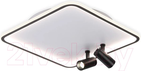Изображение товара Люстра Ambrella Comfort FL5115/1+2 WH/BK (белый/черный)