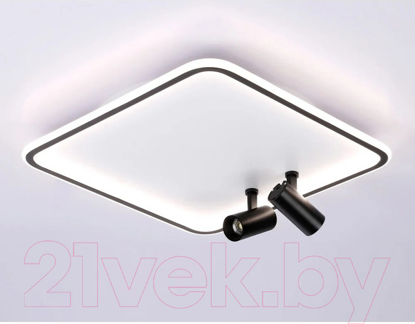 Изображение товара Люстра Ambrella Comfort FL5115/1+2 WH/BK (белый/черный)