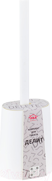 Изображение товара Ершик для унитаза Idea Делит М5028 (белый)