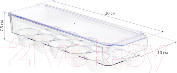 Изображение товара Контейнер Idea Для хранения яиц М1582 (прозрачный)