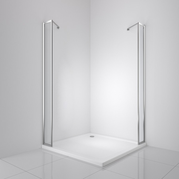 Изображение товара Душевая стенка BelBagno LUCE-20-FIX-P-Cr