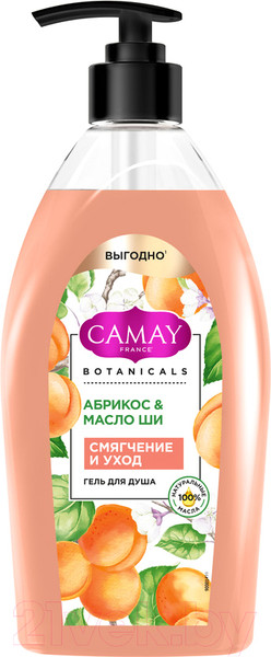 Изображение товара Гель для душа Camay Абрикос и масло ши (750мл)