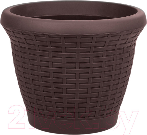 Изображение товара Кашпо Serinova Rattan №2 / 20-HS0211102-200100 (антрацит)