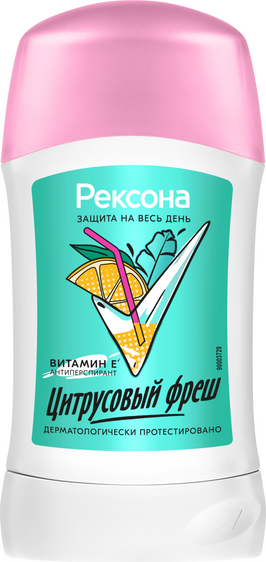 Изображение товара Дезодорант-стик Rexona Цитрусовый фреш (40мл)