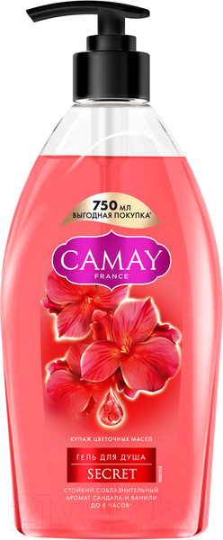 Изображение товара Гель для душа Camay Тайное блаженство (750мл)