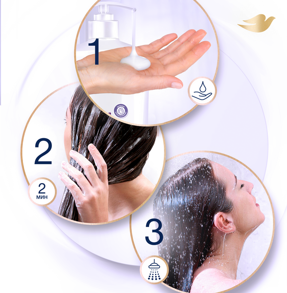 Изображение товара Бальзам для волос Dove Nourishing Secrets Густые и сильные Лаванда и розмарин (630мл)