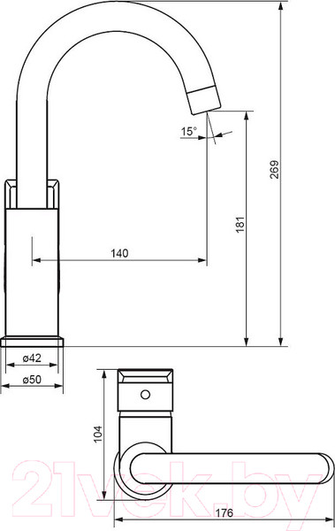 Изображение товара Смеситель Damixa Apollo 470220000