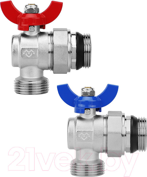 Изображение товара Комплект кранов для инженерного подключения Varmega НР 1x1" / VM15955