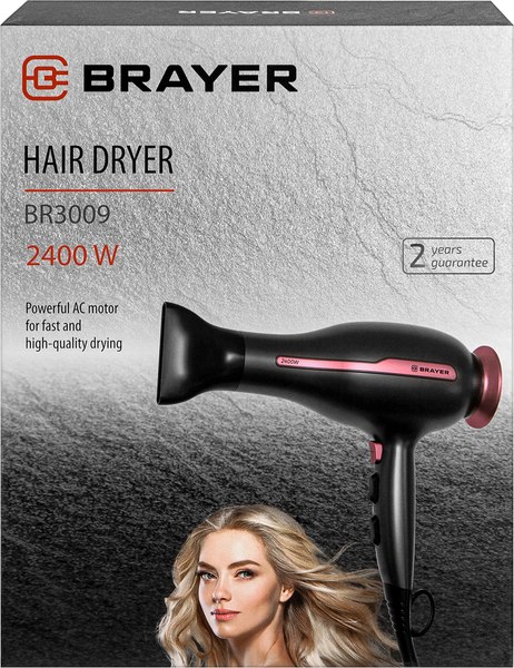 Изображение товара Профессиональный фен Brayer BR3009
