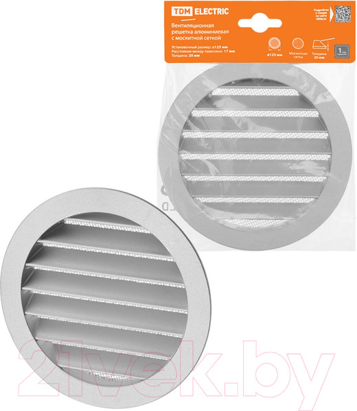Изображение товара Решетка вентиляционная TDM SQ1807-0801