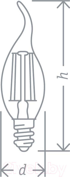 Изображение товара Лампа Navigator NLLB-F-FC35-6-230-4K-E14 / 82524