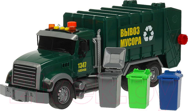 Изображение товара Мусоровоз игрушечный Технопарк 666-53P (9)