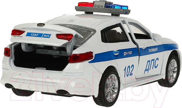 Изображение товара Автомобиль игрушечный Технопарк Kia Optima Полиция / OPTIMA-12SLPOL-WH