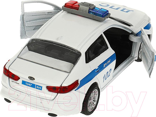 Изображение товара Автомобиль игрушечный Технопарк Kia Optima Полиция / OPTIMA-12SLPOL-WH