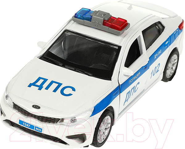 Изображение товара Автомобиль игрушечный Технопарк Kia Optima Полиция / OPTIMA-12SLPOL-WH
