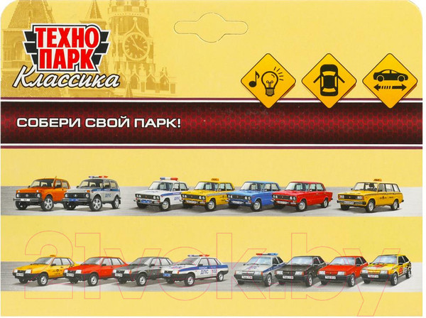 Изображение товара Автомобиль игрушечный Технопарк Полиция / 2107-12SLPOL-WH