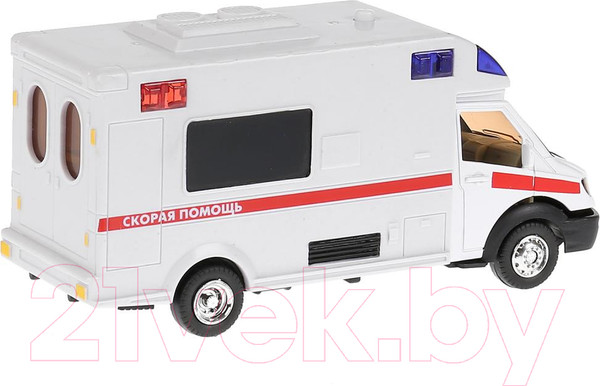 Изображение товара Фургон игрушечный Технопарк Скорая помощь / 1022S-R 