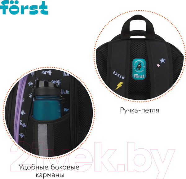Изображение товара Школьный рюкзак Forst F-Base. Fancy / FT-RY-022403