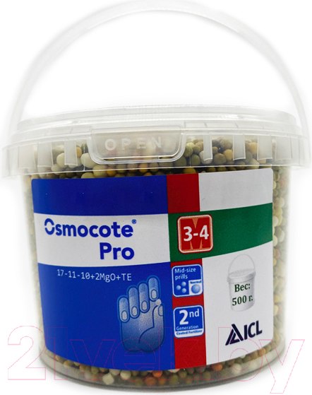 Изображение товара Удобрение Osmocote Про 19-9-10+2MgO+TE (500г)