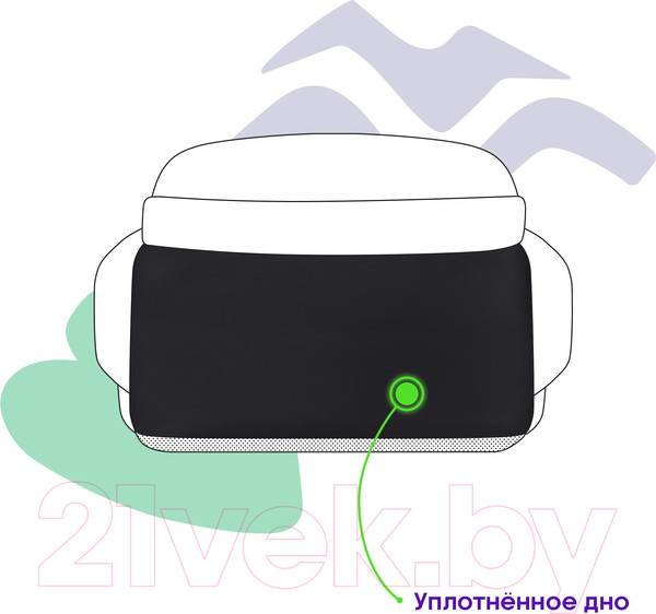 Изображение товара Школьный рюкзак Berlingo U3 / RU-U3-1060 (черный/зеленый)