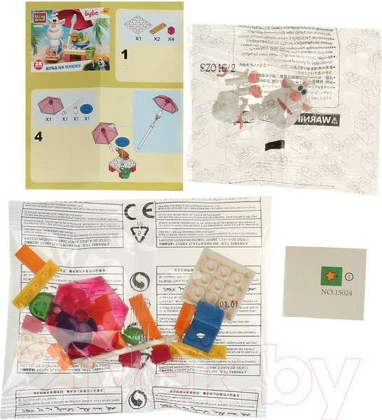 Изображение товара Конструктор Город мастеров Буба на пляже / 15024-AA 