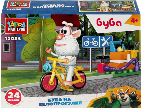 Изображение товара Конструктор Город мастеров Буба на велопрогулке / 15034-AA
