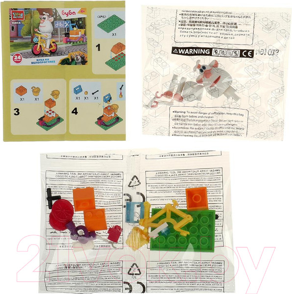 Изображение товара Конструктор Город мастеров Буба на велопрогулке / 15034-AA