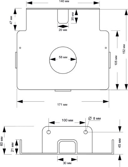 Изображение товара Крепление для акустики Electric Light КБ-01-108 (белый)